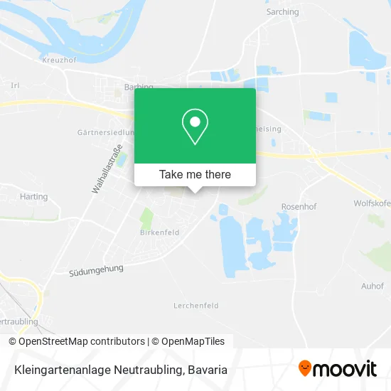 Карта Kleingartenanlage Neutraubling