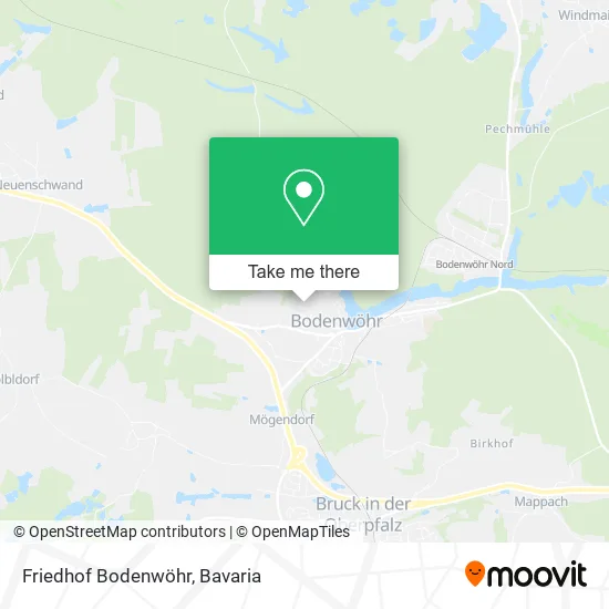 Карта Friedhof Bodenwöhr
