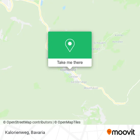 Карта Kalorienweg
