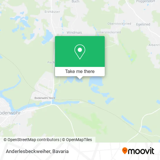 Карта Anderlesbeckweiher