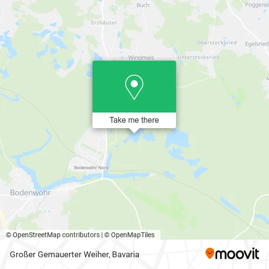 Карта Großer Gemauerter Weiher
