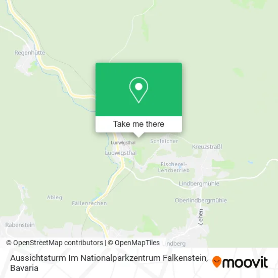 Карта Aussichtsturm Im Nationalparkzentrum Falkenstein
