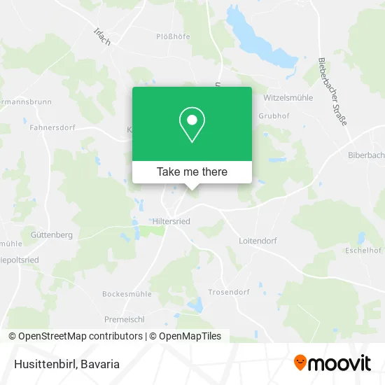 Карта Husittenbirl