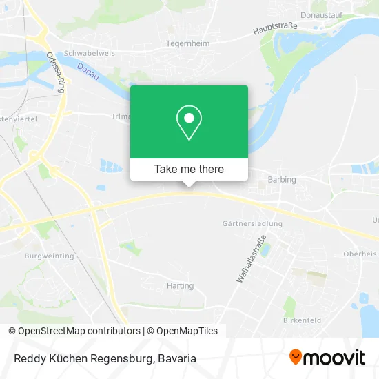 Карта Reddy Küchen Regensburg