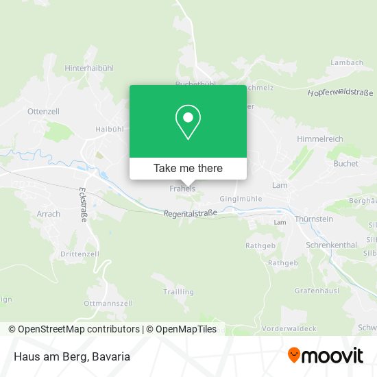 Haus am Berg map