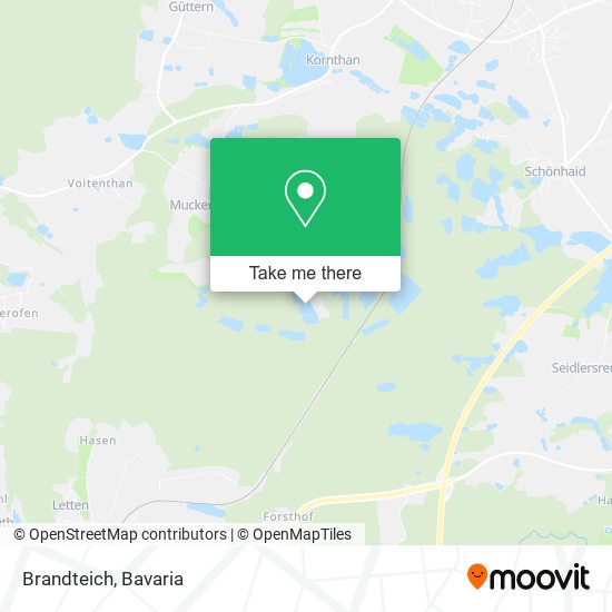 Brandteich map