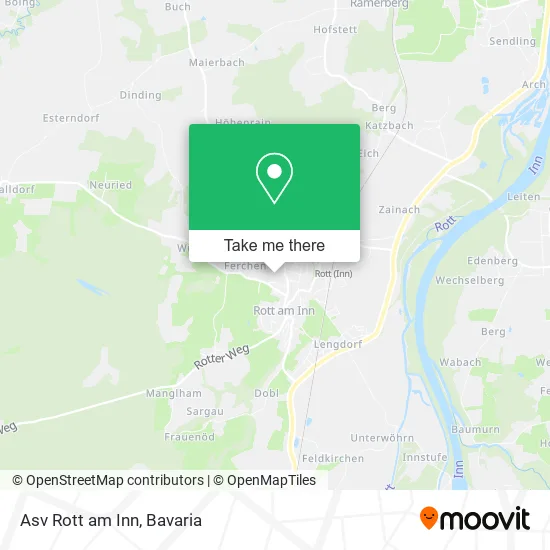 Карта Asv Rott am Inn