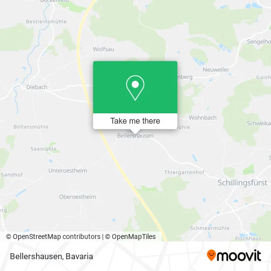 Карта Bellershausen