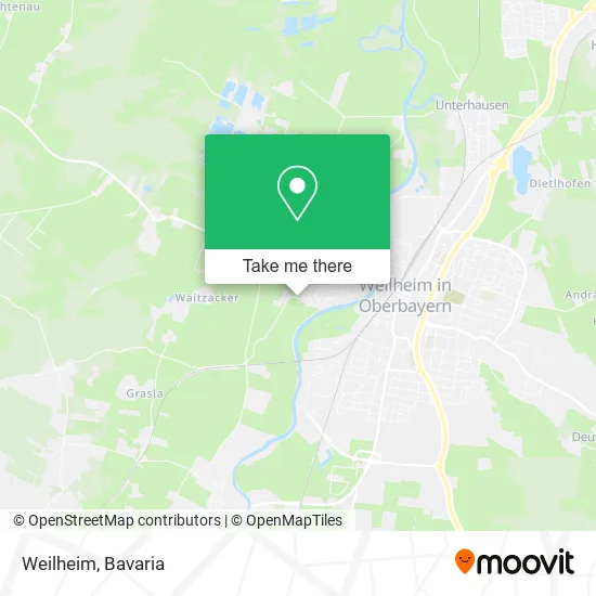 Карта Weilheim