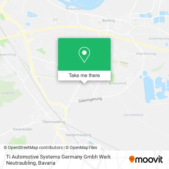 Карта Ti Automotive Systems Germany Gmbh Werk Neutraubling