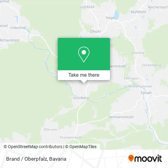 Карта Brand / Oberpfalz