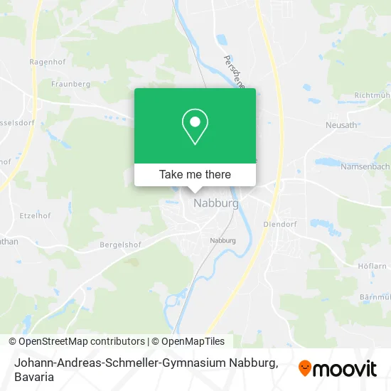 Карта Johann-Andreas-Schmeller-Gymnasium Nabburg