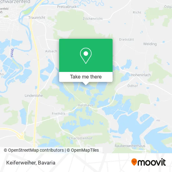 Карта Keiferweiher