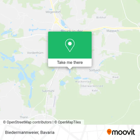 Biedermannweier map
