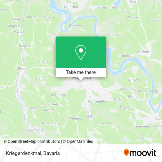 Карта Kriegerdenkmal