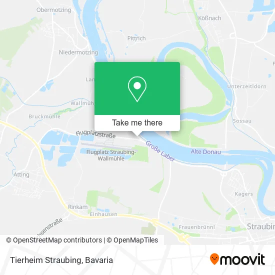 Карта Tierheim Straubing