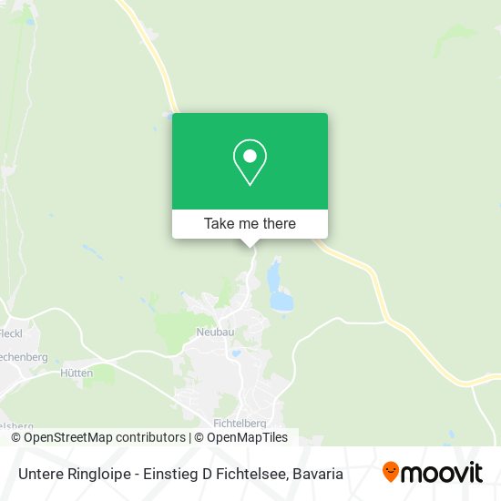 Untere Ringloipe - Einstieg D Fichtelsee map