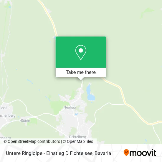 Карта Untere Ringloipe - Einstieg D Fichtelsee