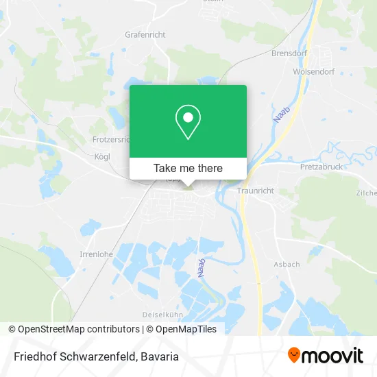 Карта Friedhof Schwarzenfeld