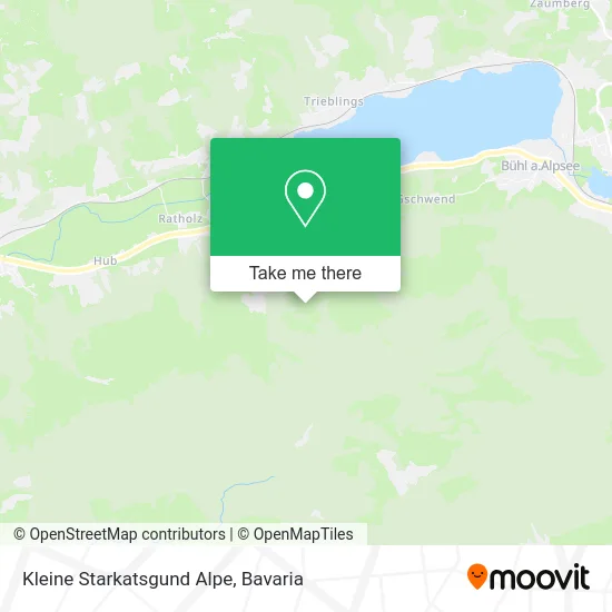 Карта Kleine Starkatsgund Alpe