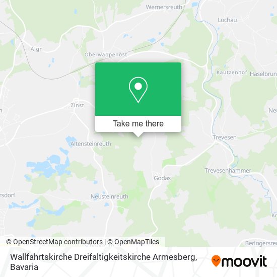 Wallfahrtskirche Dreifaltigkeitskirche Armesberg map