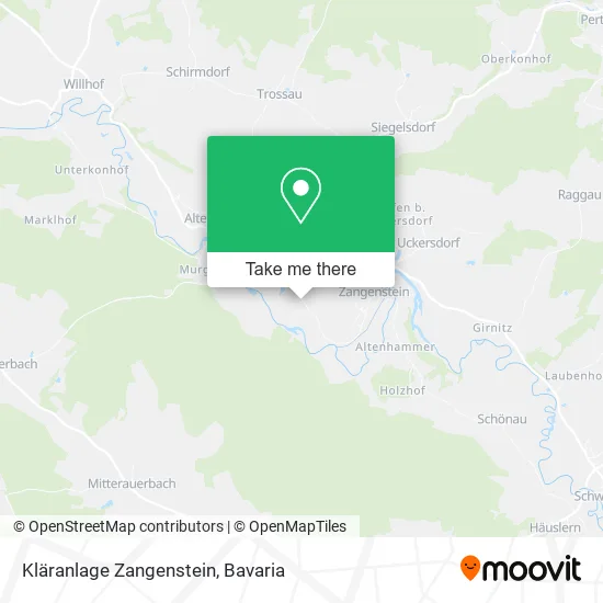 Карта Kläranlage Zangenstein