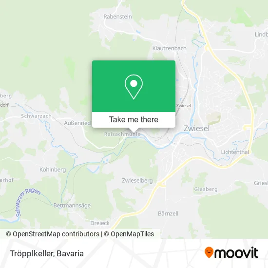 Карта Tröpplkeller