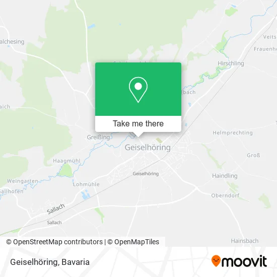 Карта Geiselhöring