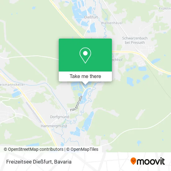 Карта Freizeitsee Dießfurt