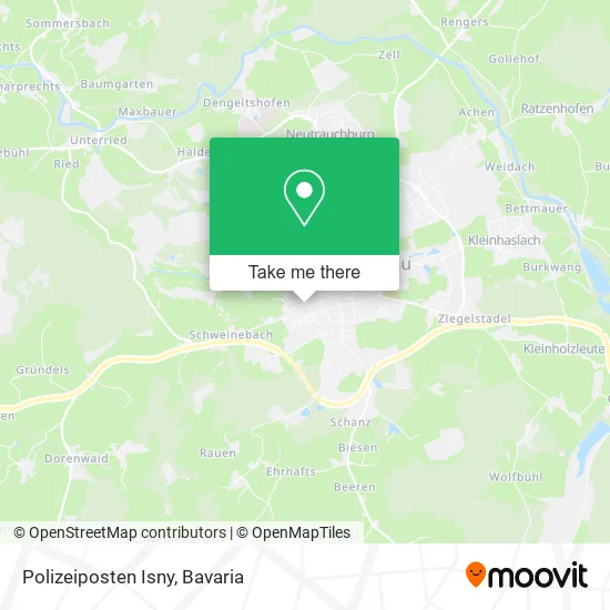 Карта Polizeiposten Isny