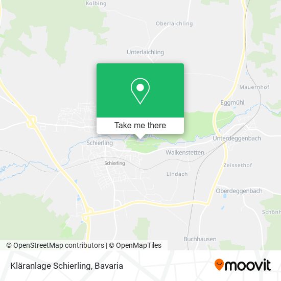 Kläranlage Schierling map