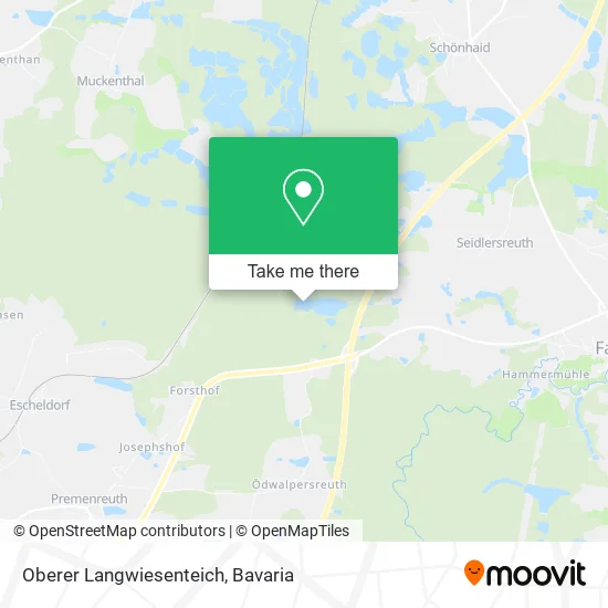 Карта Oberer Langwiesenteich