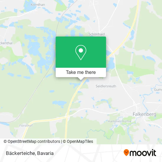 Карта Bäckerteiche