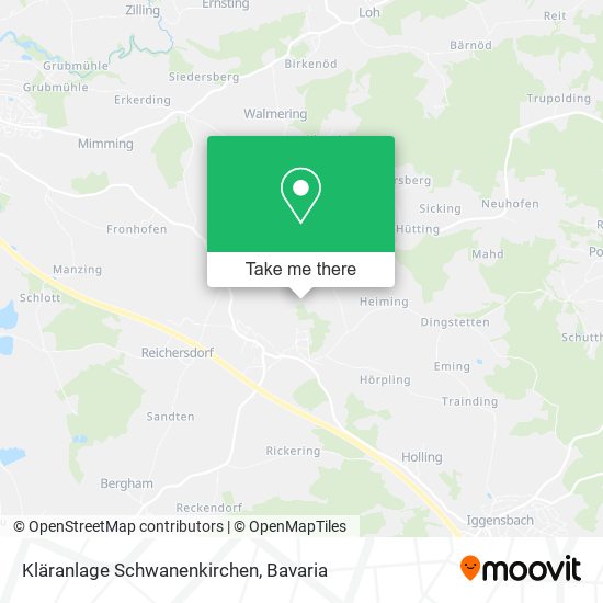 Kläranlage Schwanenkirchen map