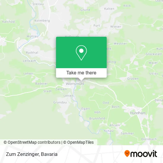 Карта Zum Zenzinger