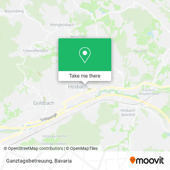 Карта Ganztagsbetreuung