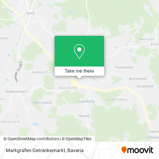 Карта Markgrafen Getränkemarkt