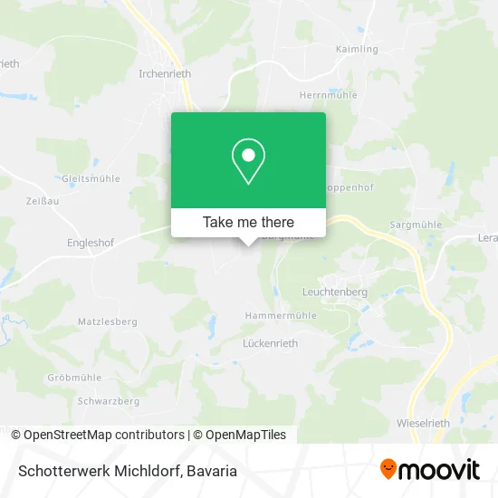 Schotterwerk Michldorf map