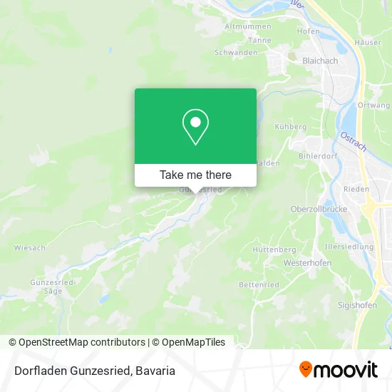 Карта Dorfladen Gunzesried