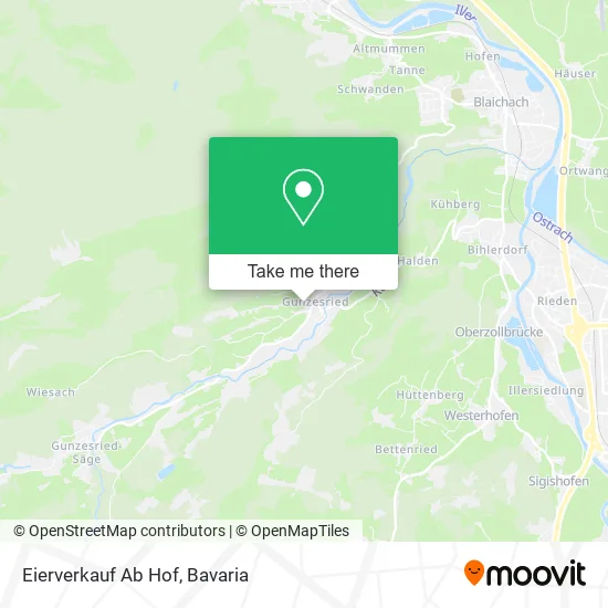 Карта Eierverkauf Ab Hof