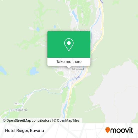 Hotel Rieger map