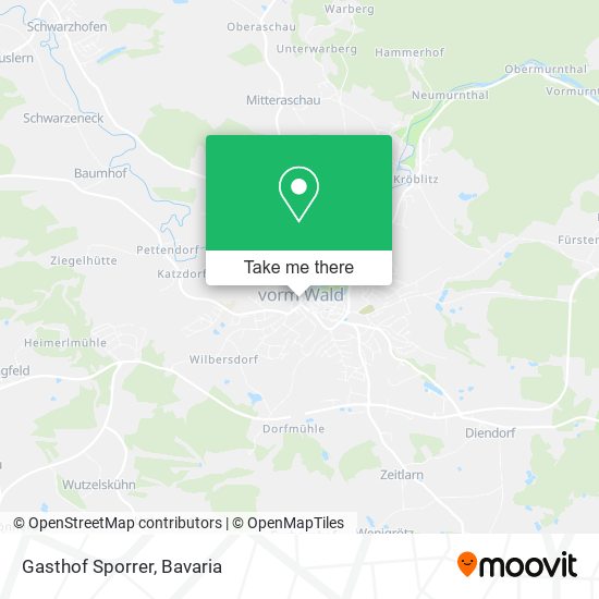 Gasthof Sporrer map