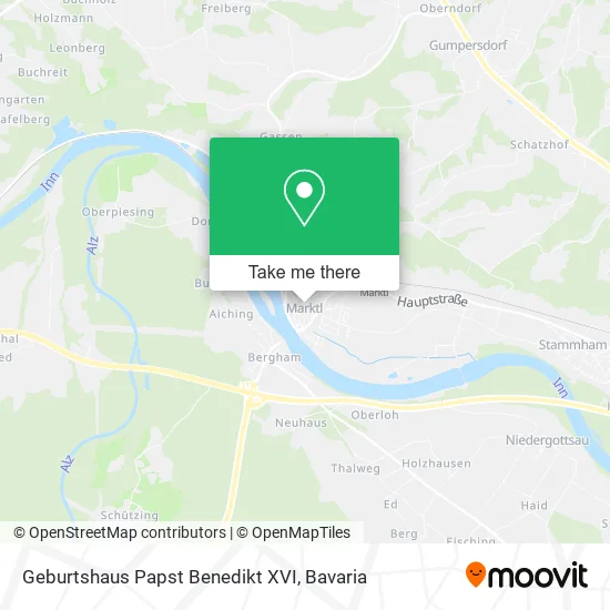 Карта Geburtshaus Papst Benedikt XVI