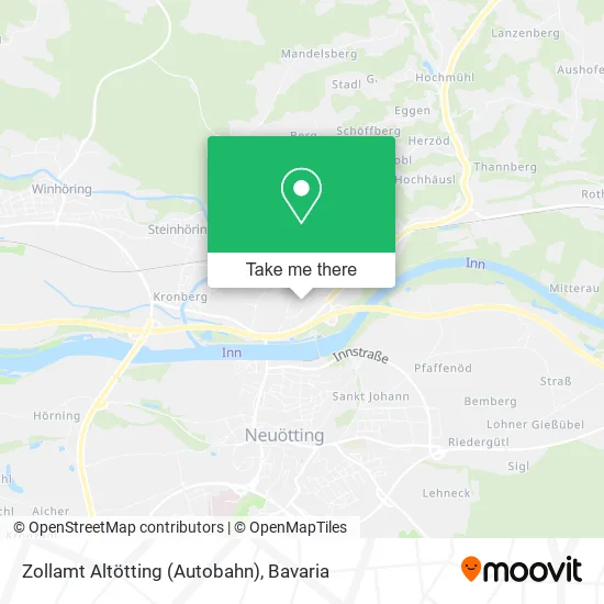 Карта Zollamt Altötting (Autobahn)