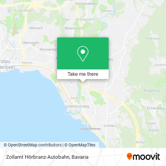 Карта Zollamt Hörbranz-Autobahn