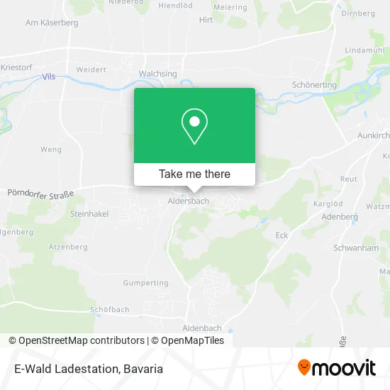 Карта E-Wald Ladestation