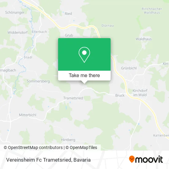 Карта Vereinsheim Fc Trametsried