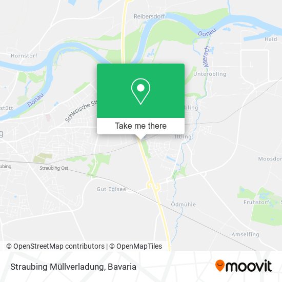 Straubing Müllverladung map