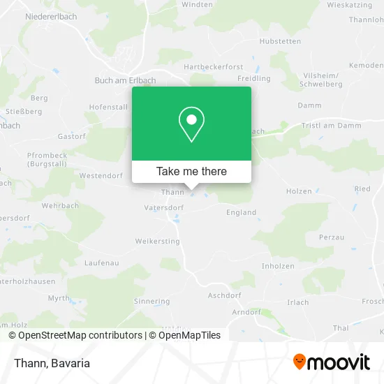Карта Thann