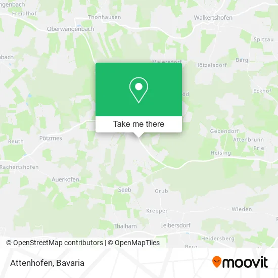Карта Attenhofen
